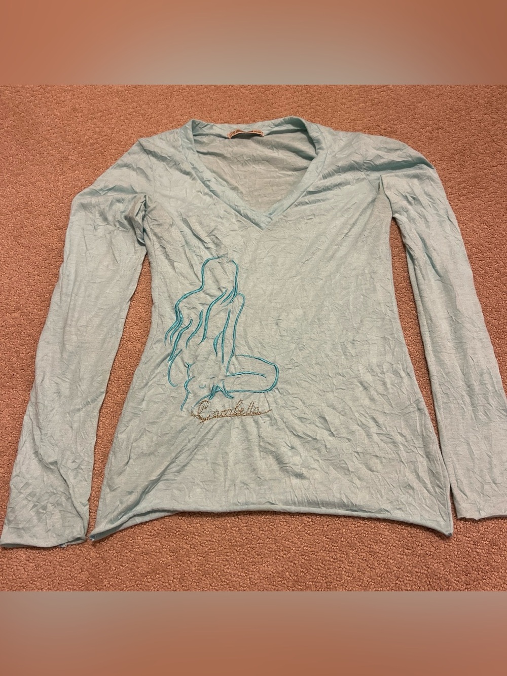 Light blue long sleeve shirt